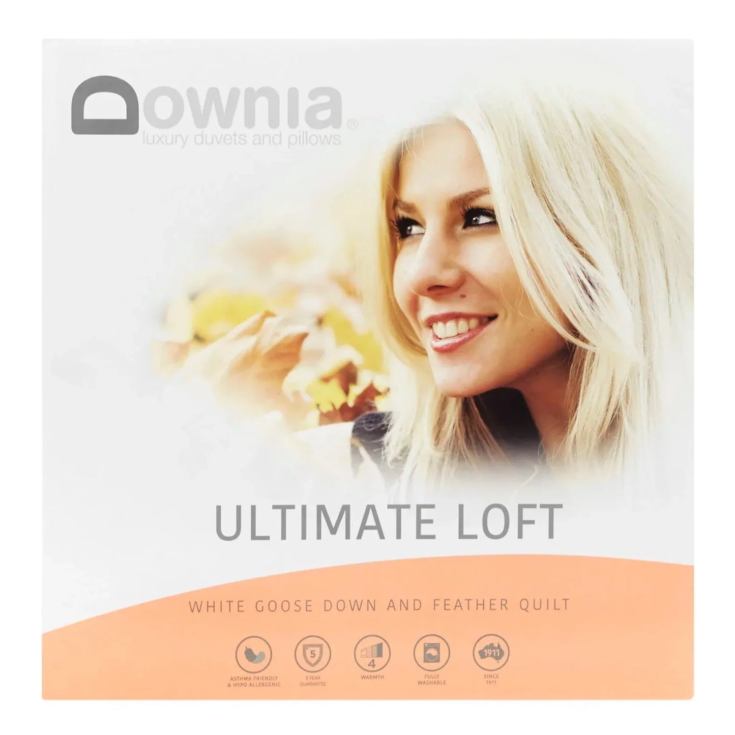 ULTIMATE LOFT white goose down & feather quilt