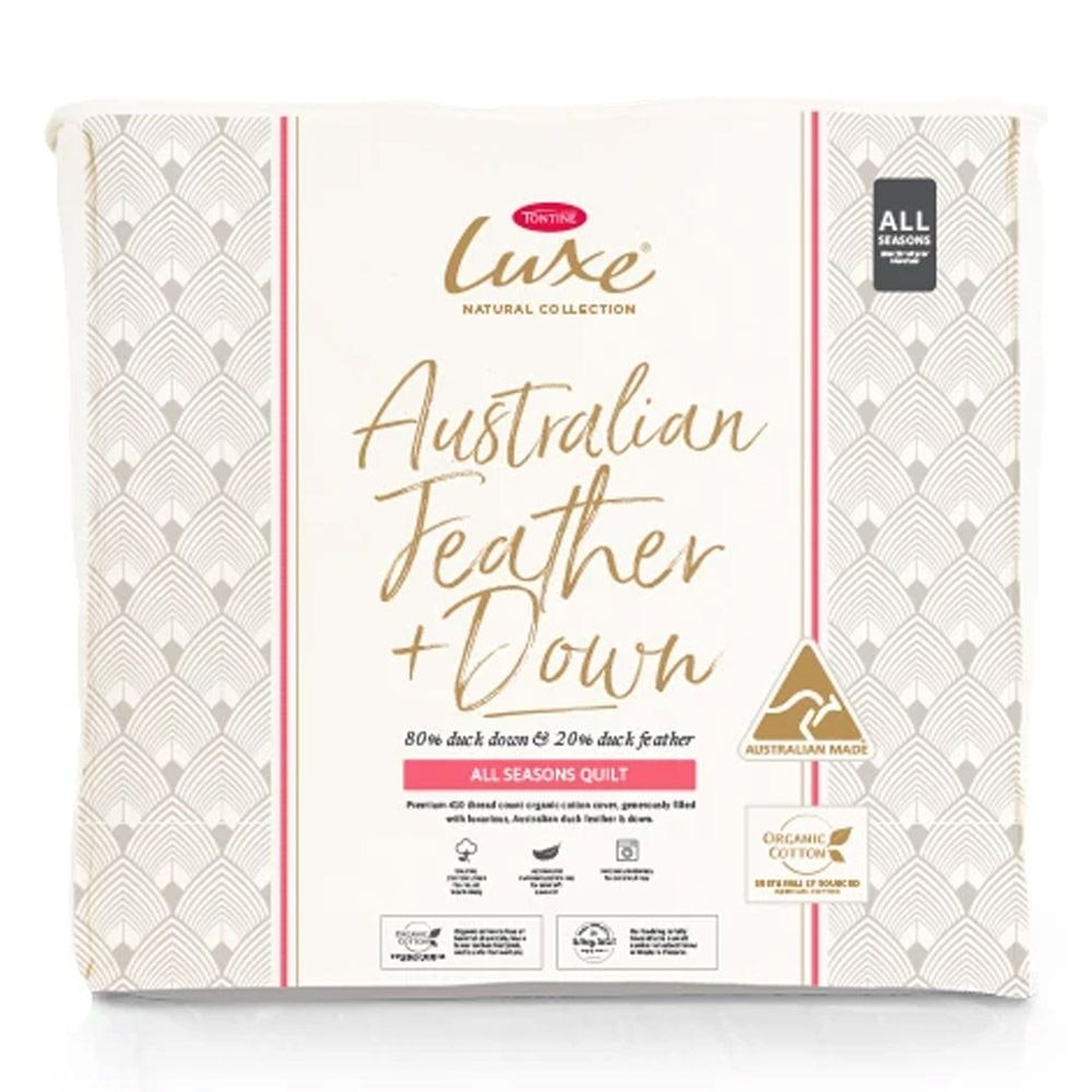 Luxe Australian Duck Down ALL SEASONS Quilt by TONTINE Quilt World