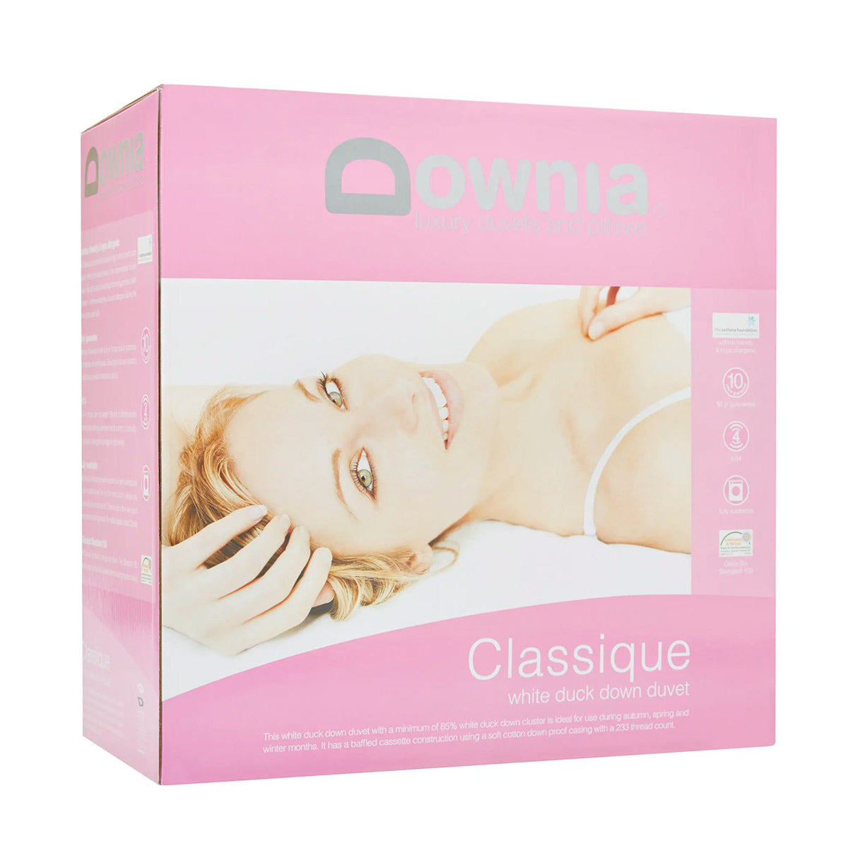 CLASSIQUE white duck down duvet