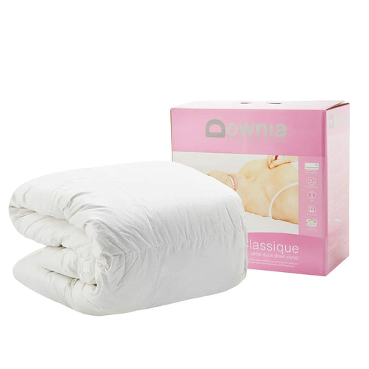 Classique White Duck Down Quilt by Downia