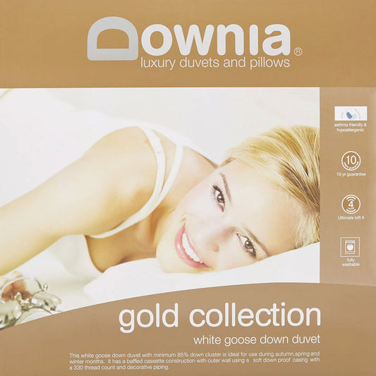 Gold Collection White Goose Down Quilt by Downia