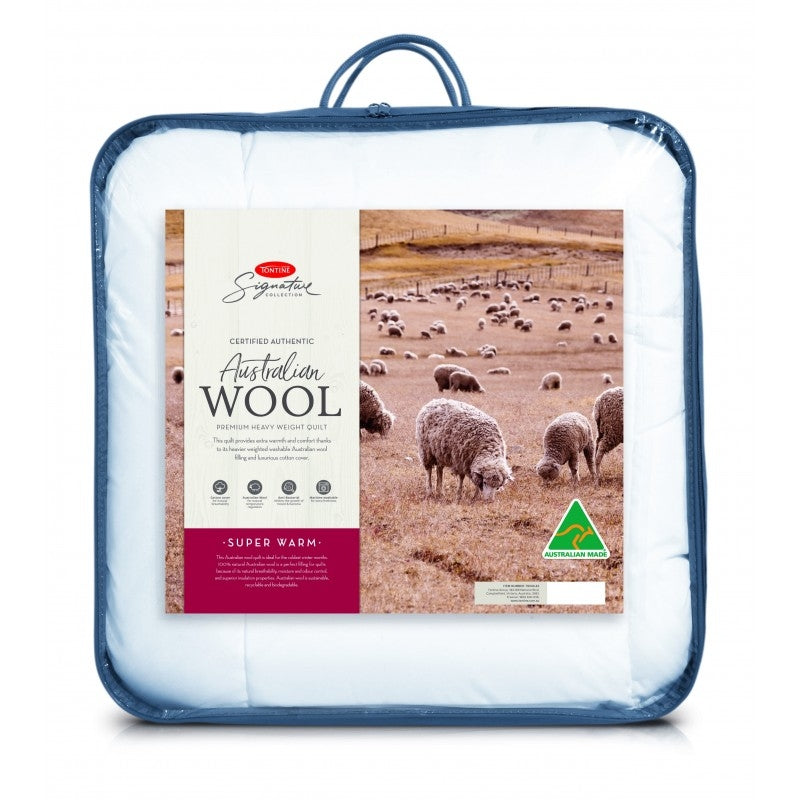 Tontine Signature Washable Australian Wool Quilt - Super Warm 