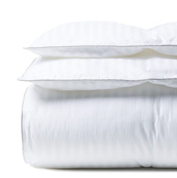 Signature Sateen Stripe All Seasons Quilt